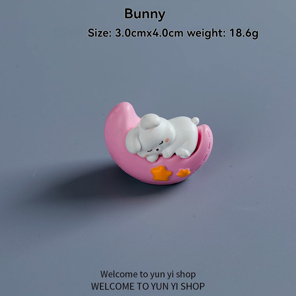 Li Bai drinking coffee cartoon figurine