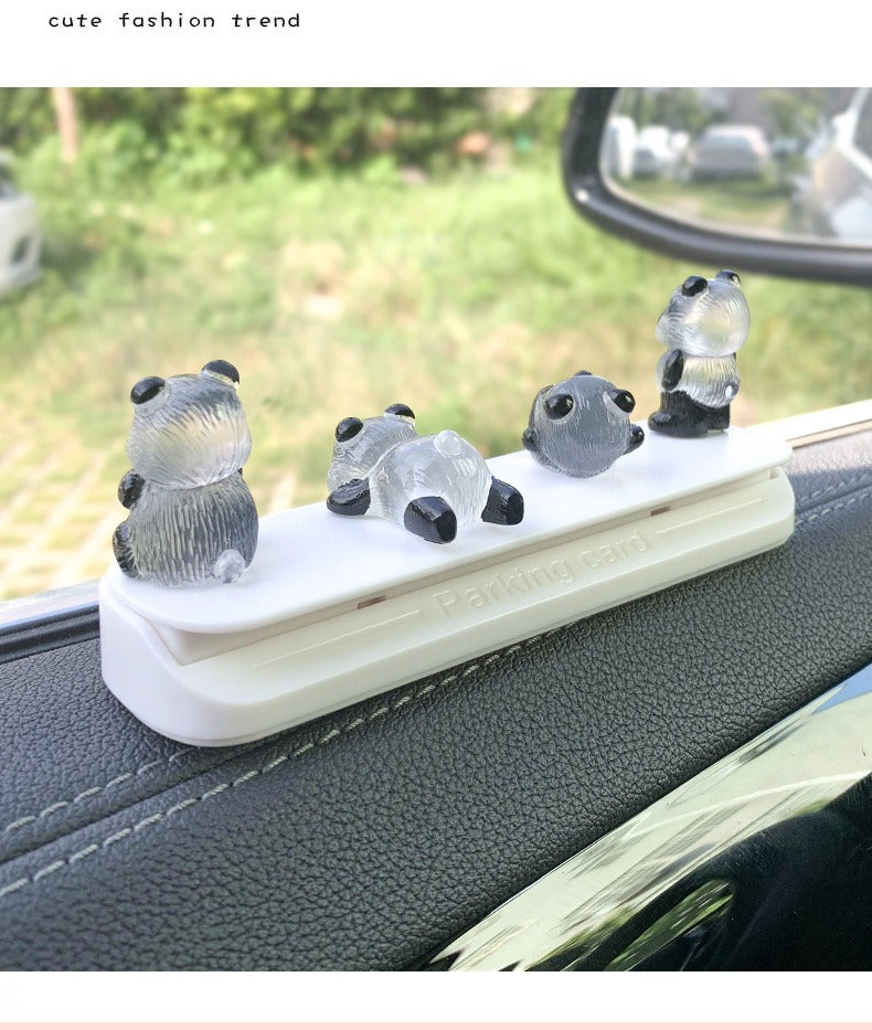 Cute luminous little panda