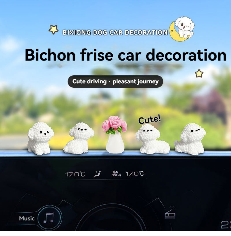 Cute Bear Dog Small Ornament