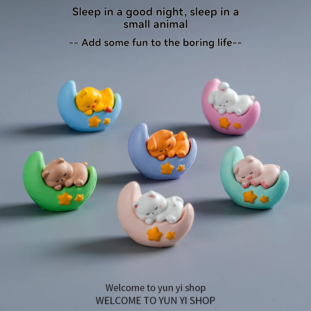 Li Bai drinking coffee cartoon figurine