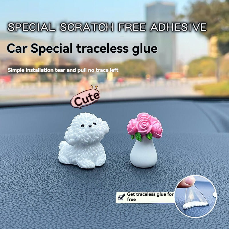 Cute Bear Dog Small Ornament