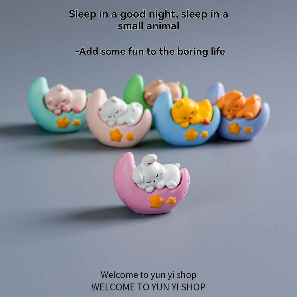 Li Bai drinking coffee cartoon figurine