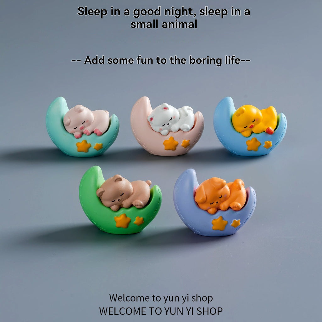 Li Bai drinking coffee cartoon figurine