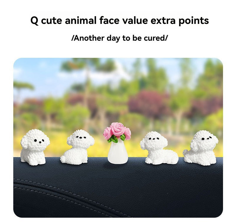 Cute Bear Dog Small Ornament