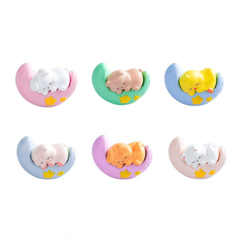 Li Bai drinking coffee cartoon figurine