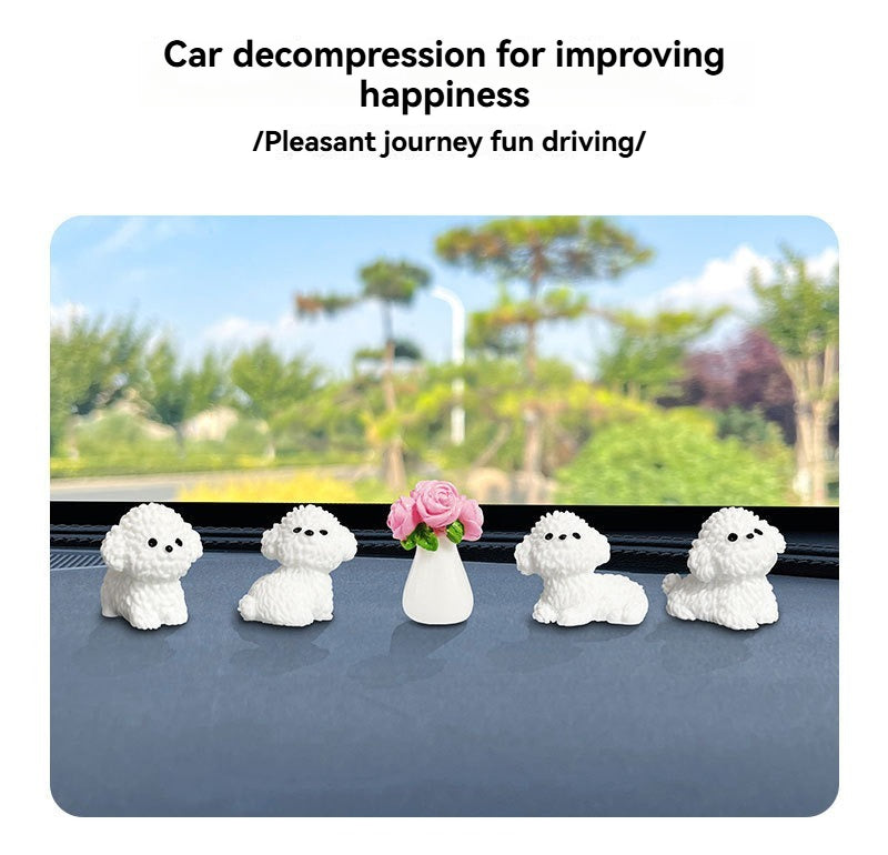 Cute Bear Dog Small Ornament