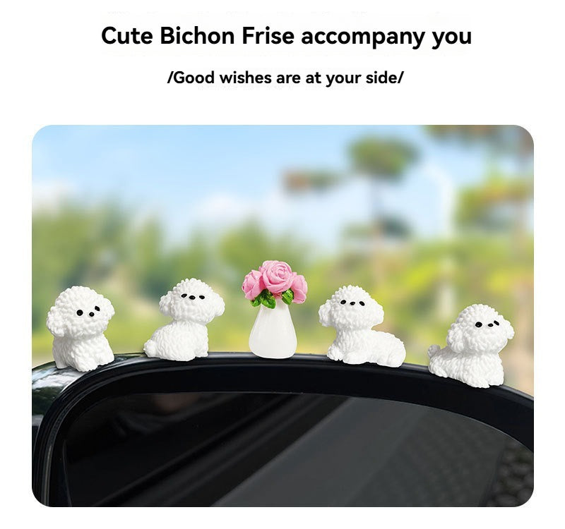 Cute Bear Dog Small Ornament