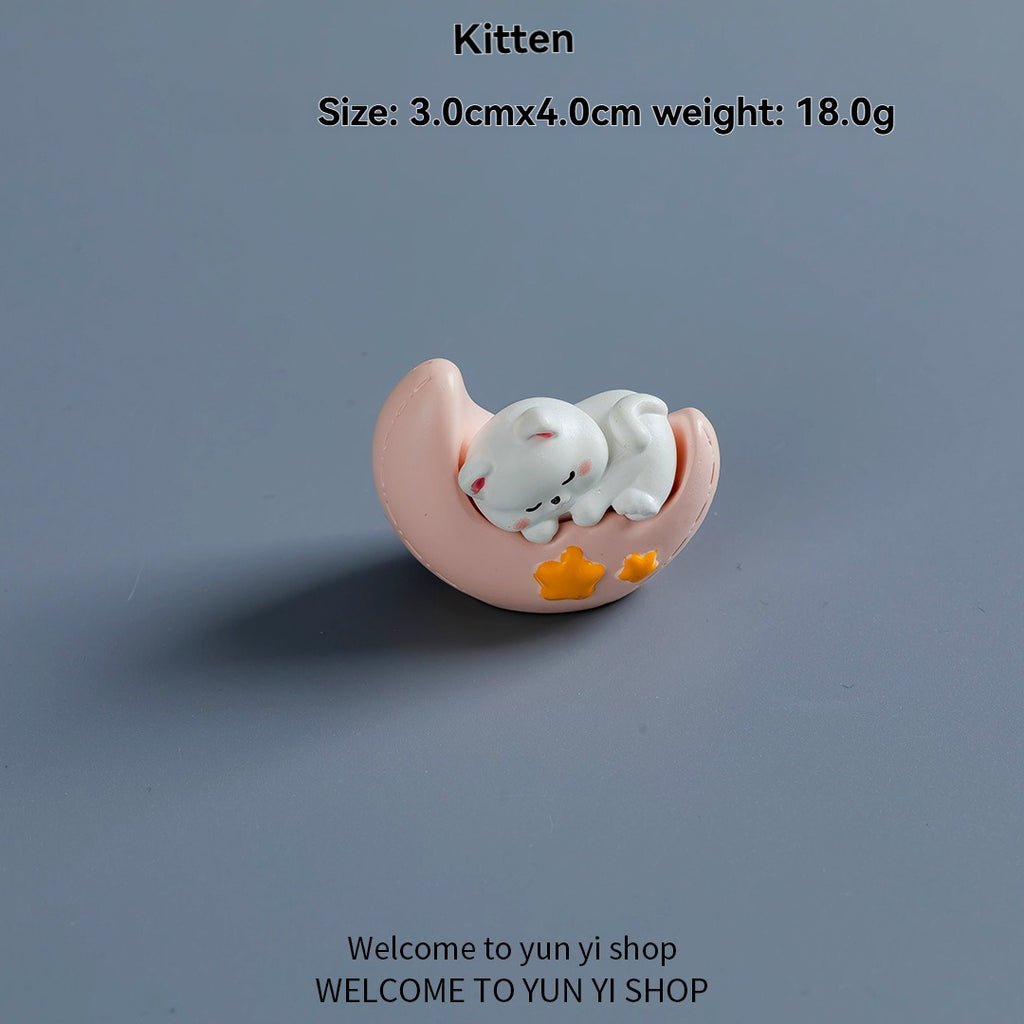 Li Bai drinking coffee cartoon figurine