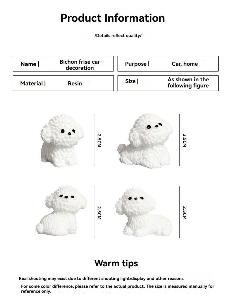 Cute Bear Dog Small Ornament